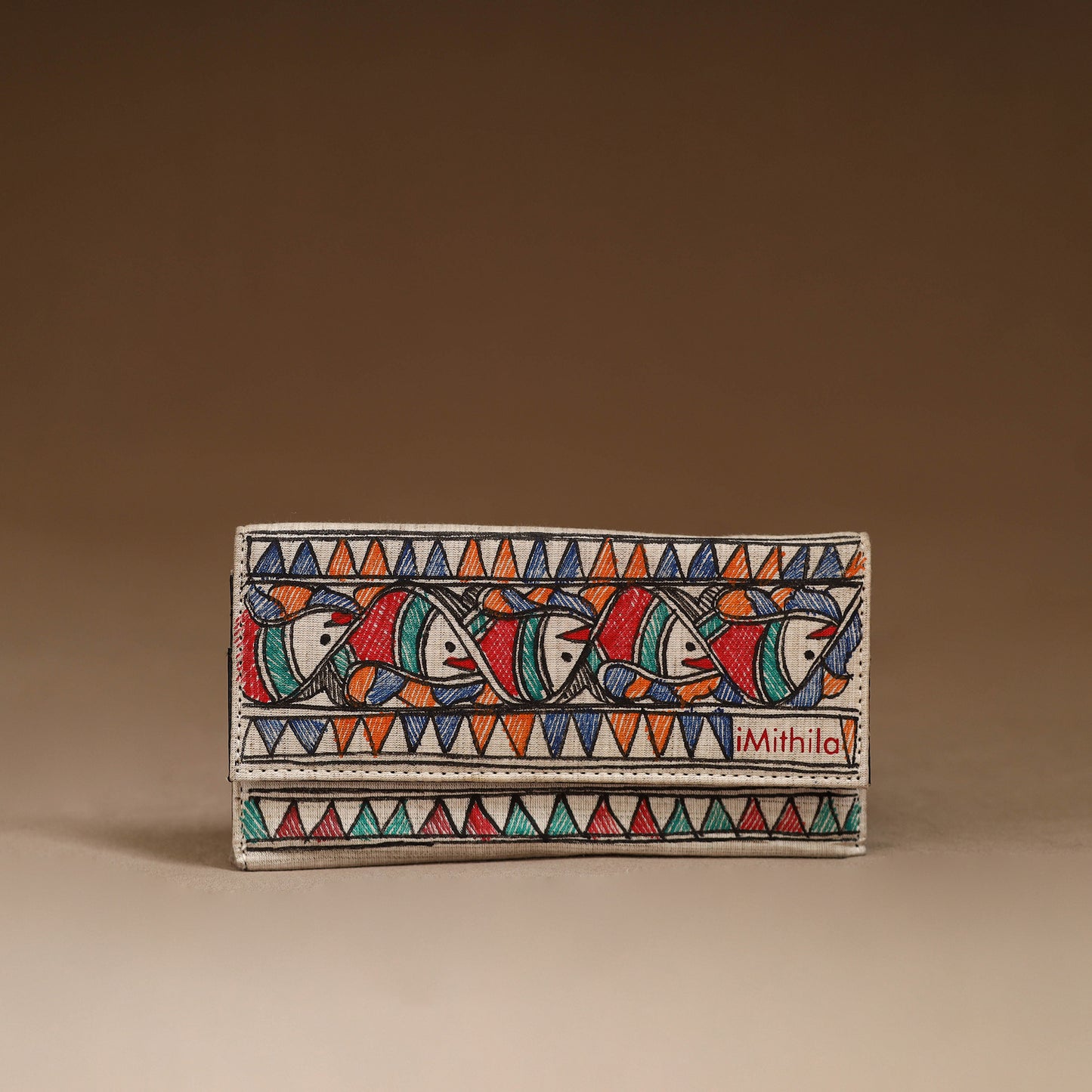 Handpainted Madhubani Clutch 11