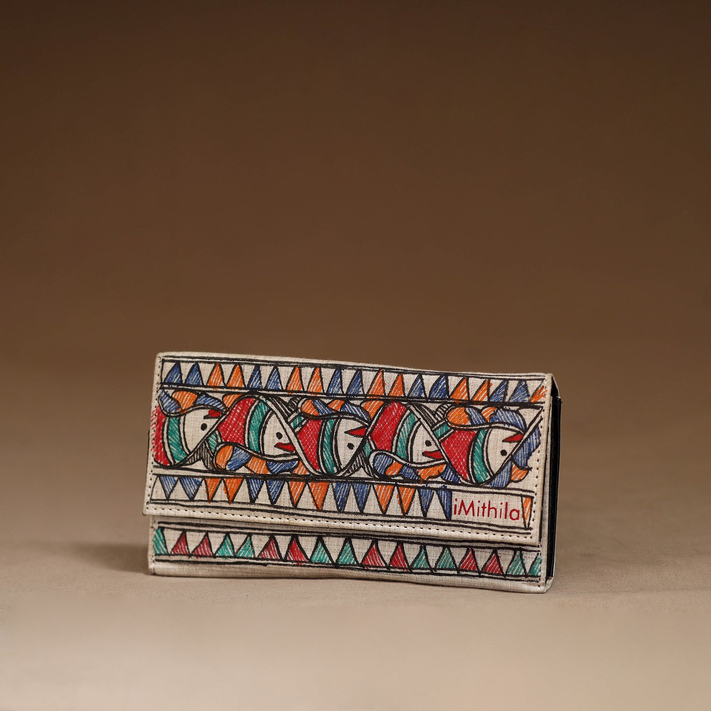 Handpainted Madhubani Clutch 11
