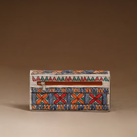 Handpainted Madhubani Clutch 11