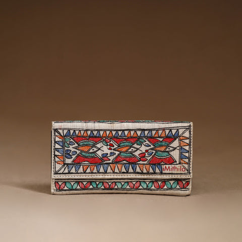 Handpainted Madhubani Clutch 13