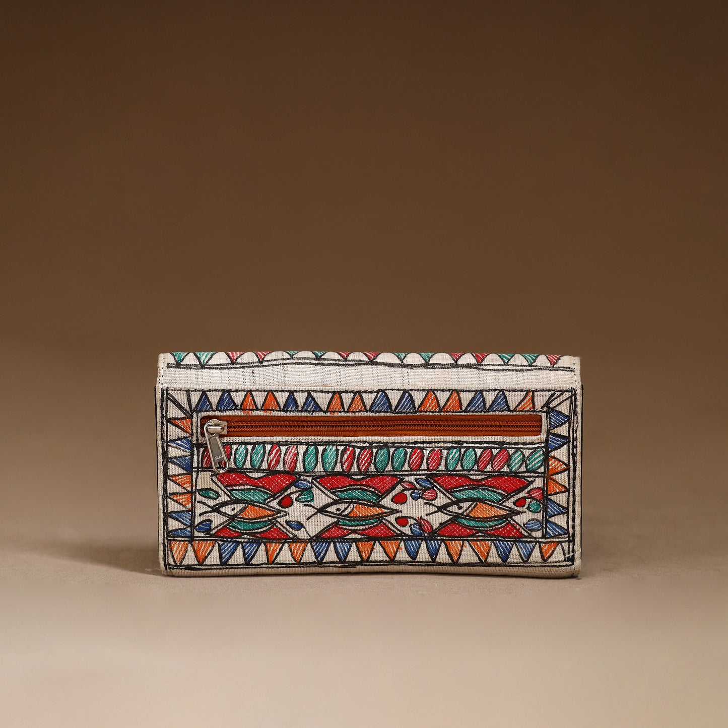 Handpainted Madhubani Clutch 13