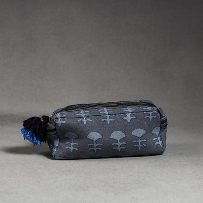 Printed Canvas Cotton Travel Pouch