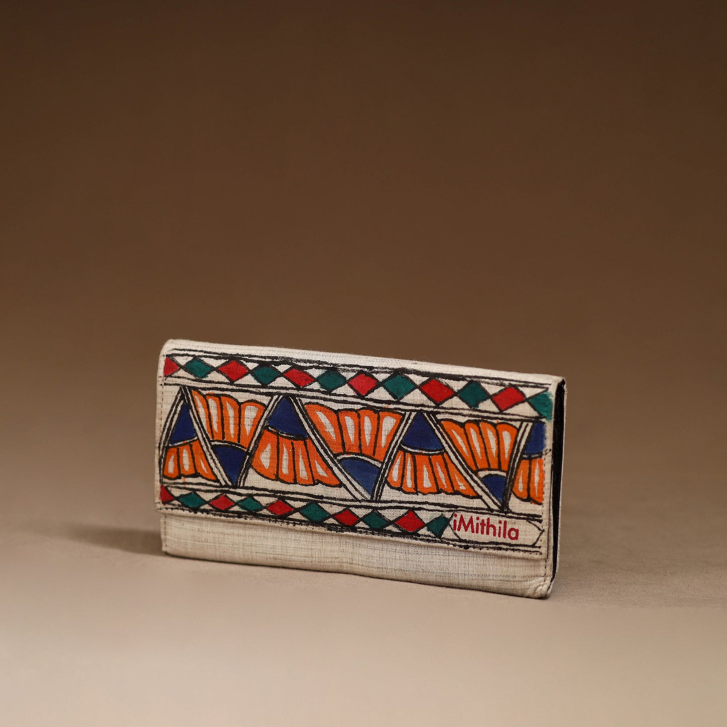 Handpainted Madhubani Clutch 14