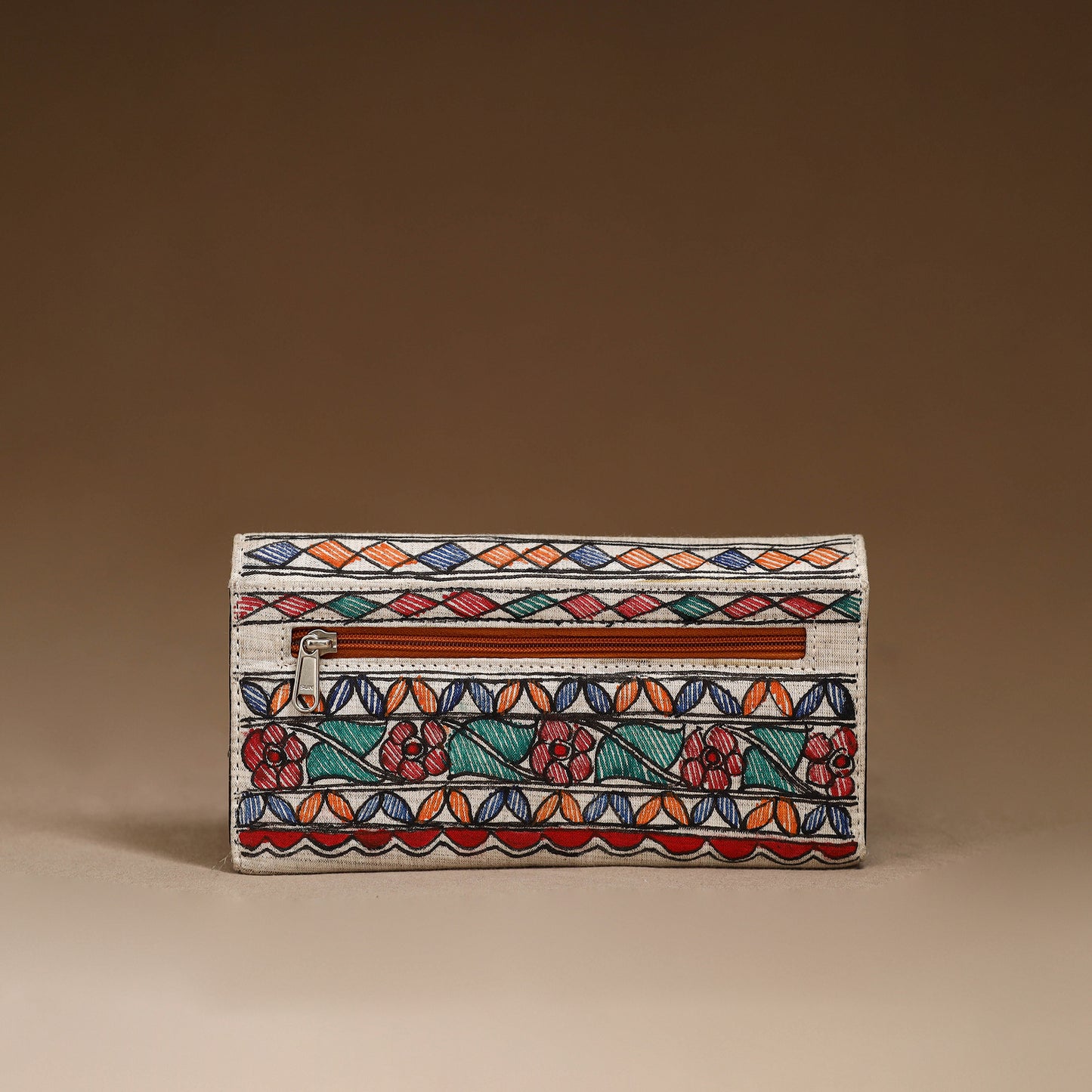 Handpainted Madhubani Clutch 15