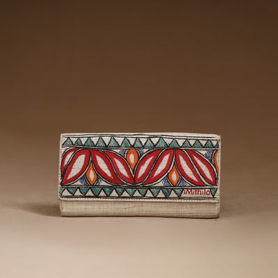 Handpainted Madhubani Clutch 16