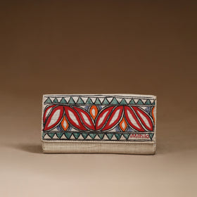 Handpainted Madhubani Clutch 16
