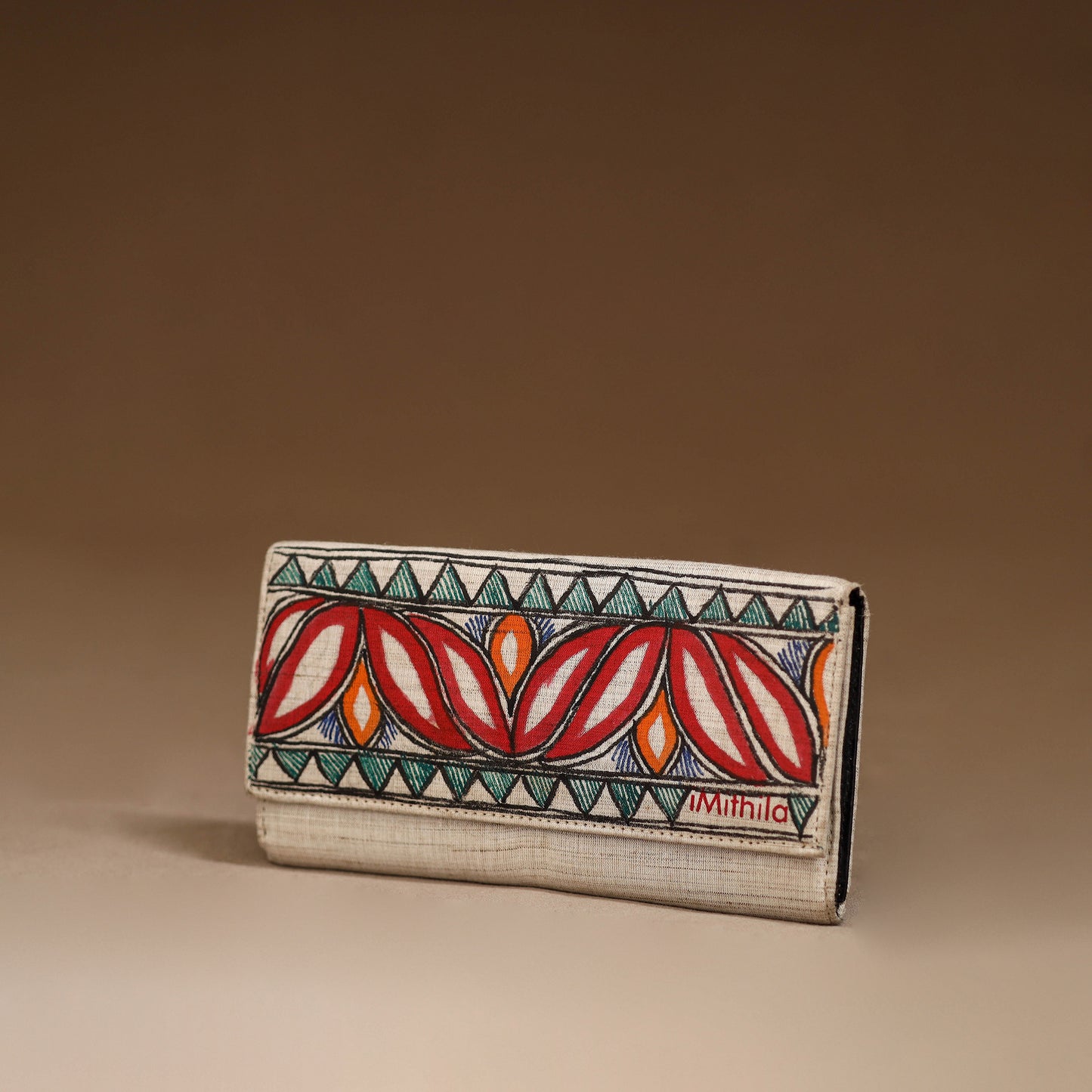 Handpainted Madhubani Clutch 16