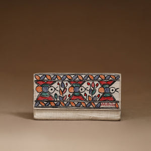 Handpainted Madhubani Clutch 18