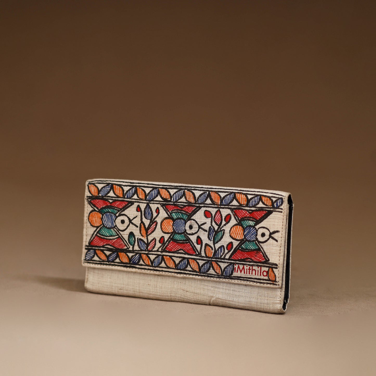 Handpainted Madhubani Clutch 18
