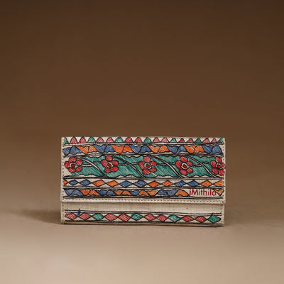 Handpainted Madhubani Clutch 19