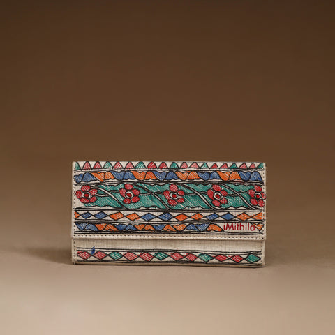 Handpainted Madhubani Clutch 19