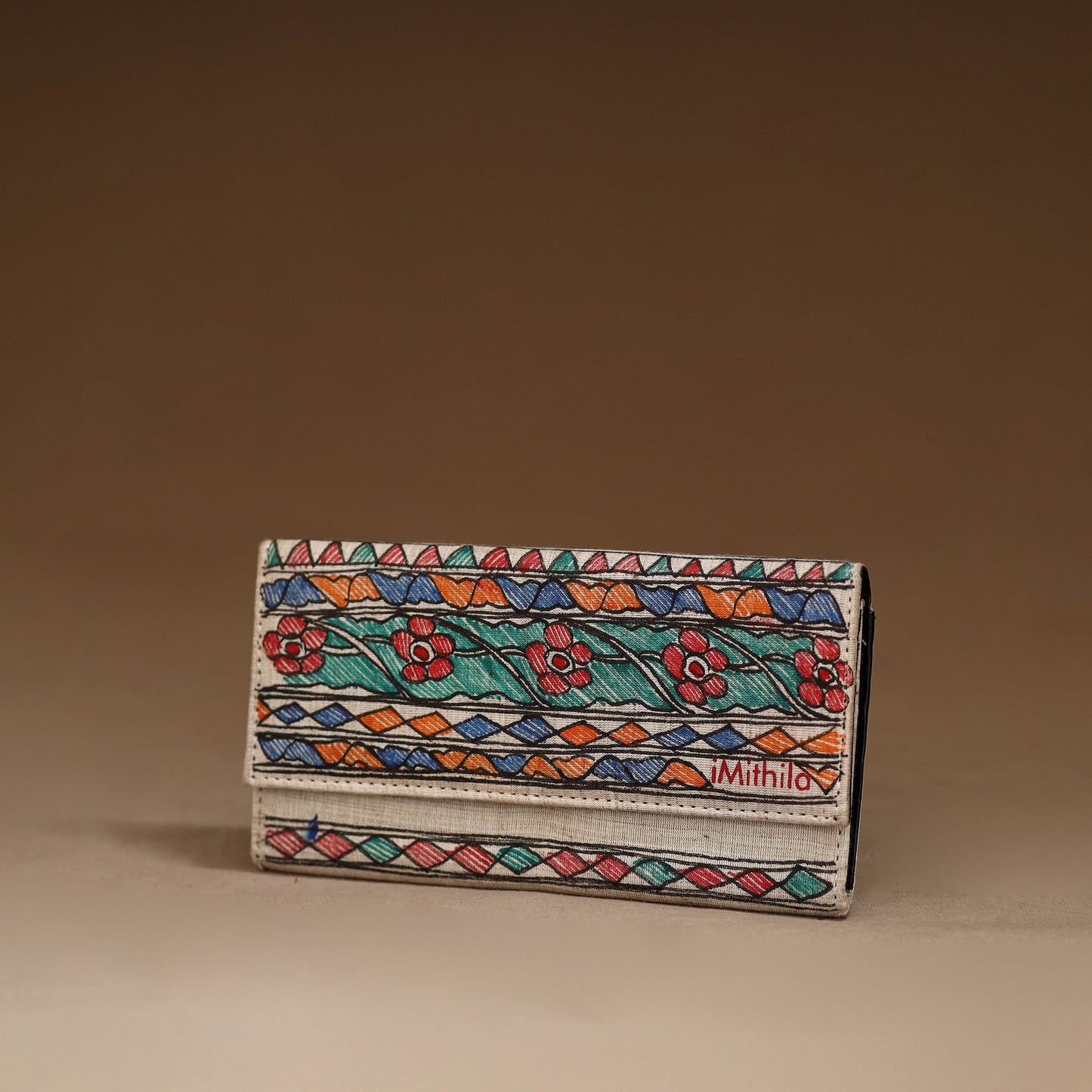 Handpainted Madhubani Clutch 19
