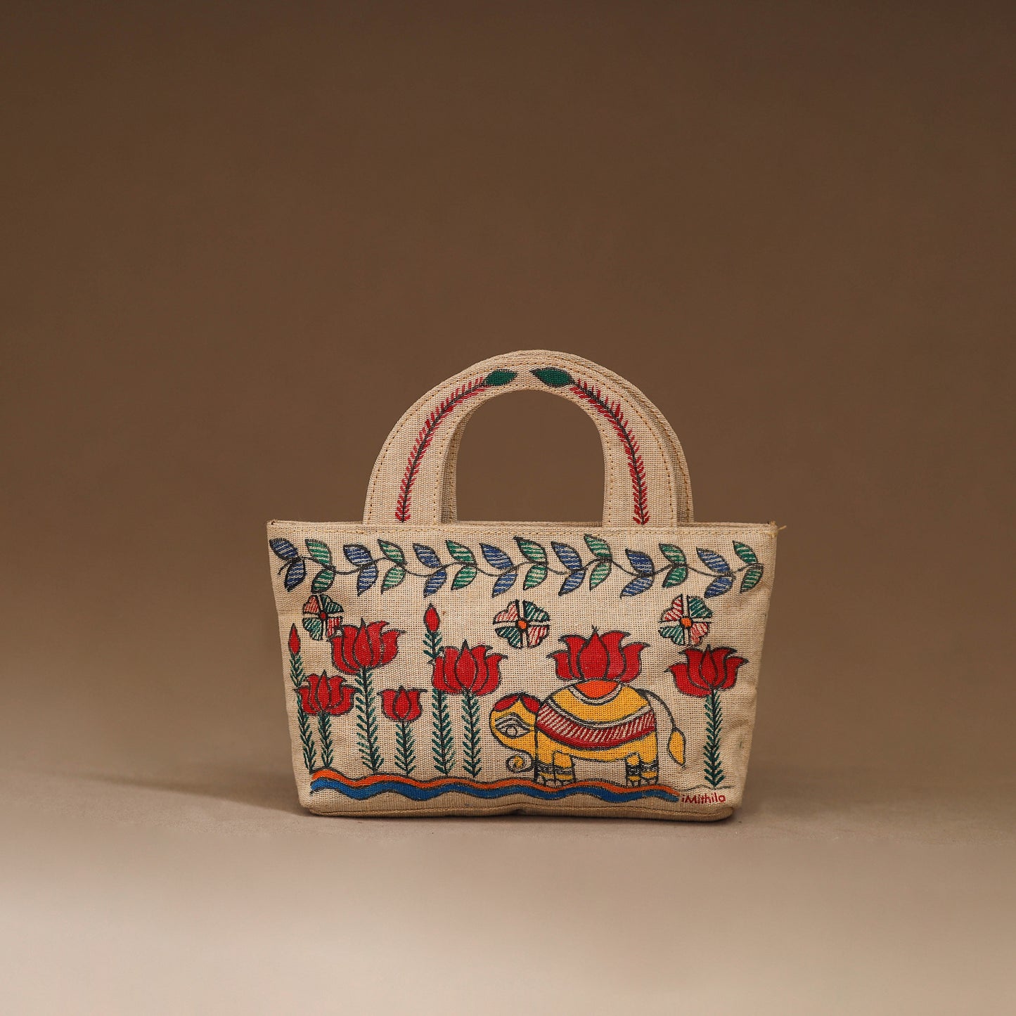 Handpainted Madhubani Handbag 01
