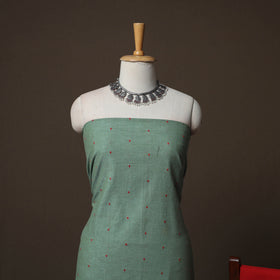 Jacquard Woven Pure Cotton 3pc Unstitched Dress Material Suit Set 98