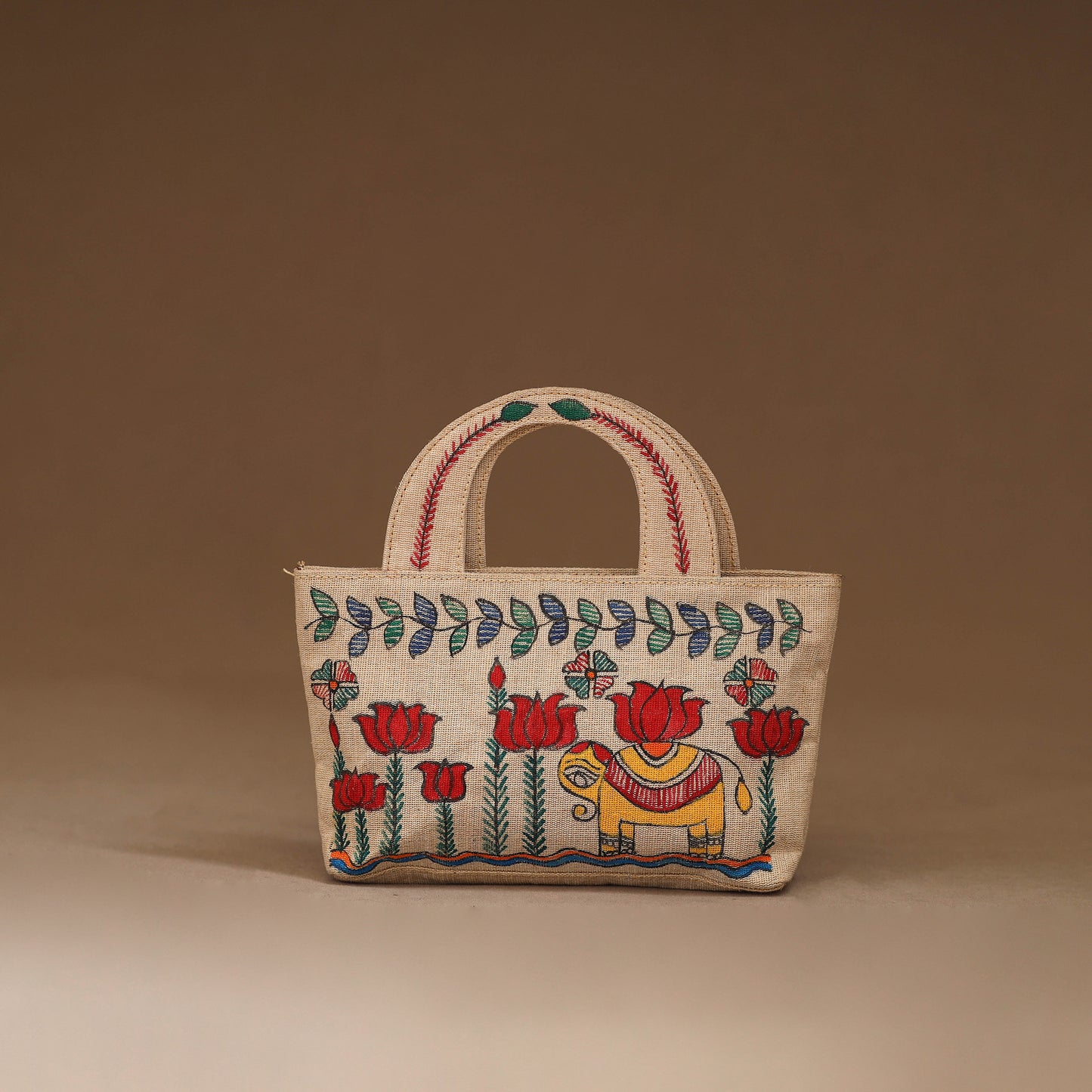 Handpainted Madhubani Handbag 01