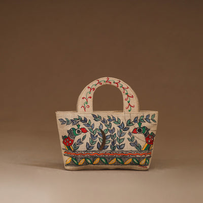 Handpainted Madhubani Handbag 02