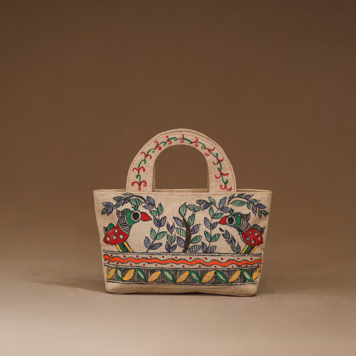 Handpainted Madhubani Handbag 02