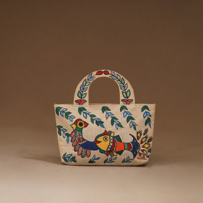 Handpainted Madhubani Handbag 04