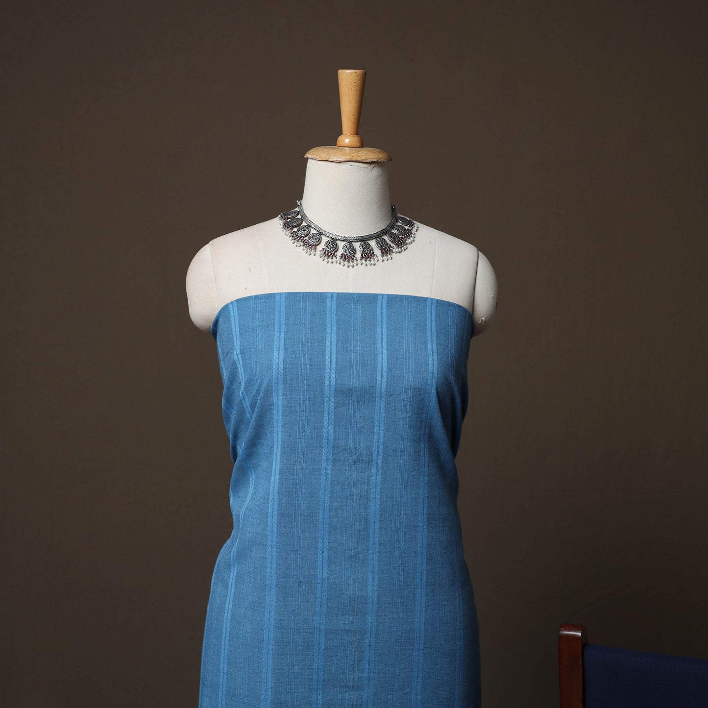 Jacquard Woven Pure Cotton 3pc Unstitched Dress Material Suit Set 100
