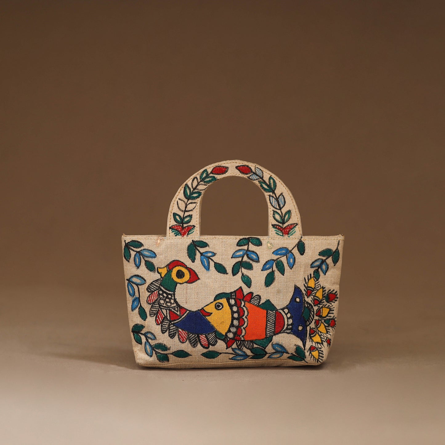 Handpainted Madhubani Handbag 04