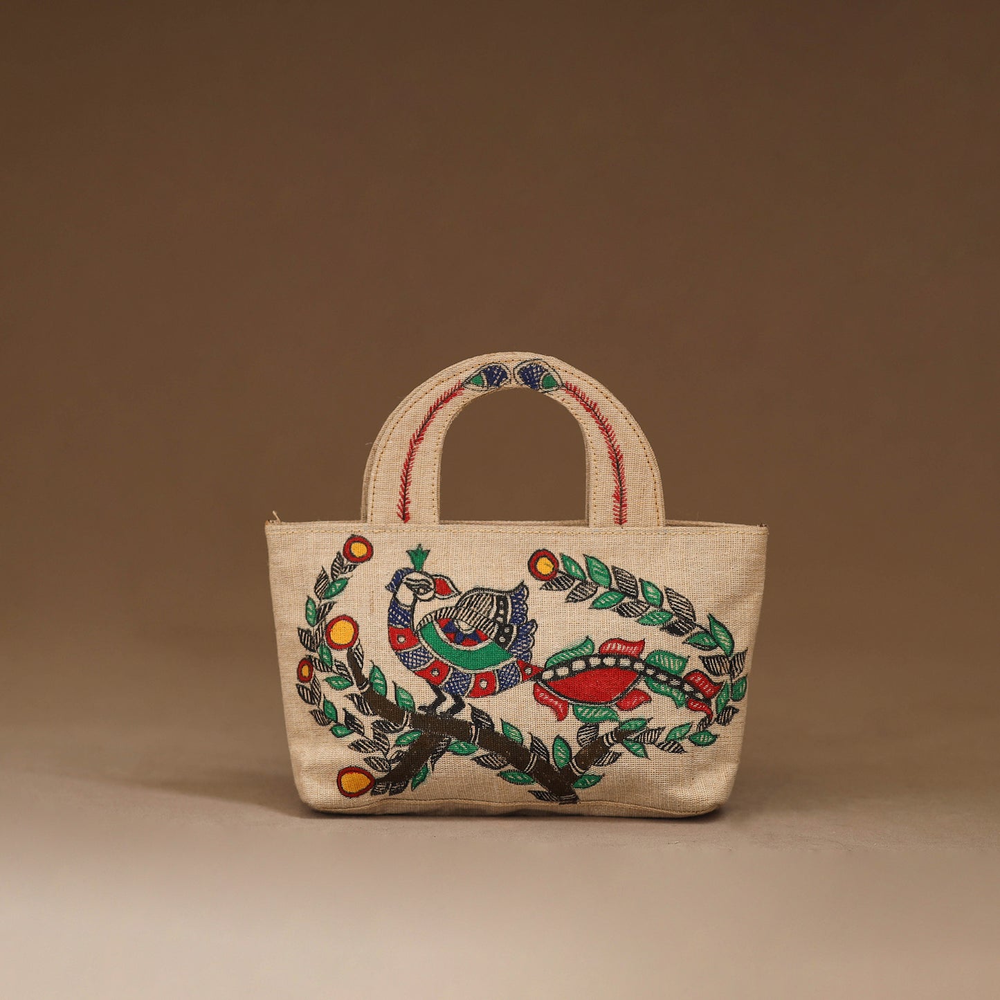 Handpainted Madhubani Handbag 03