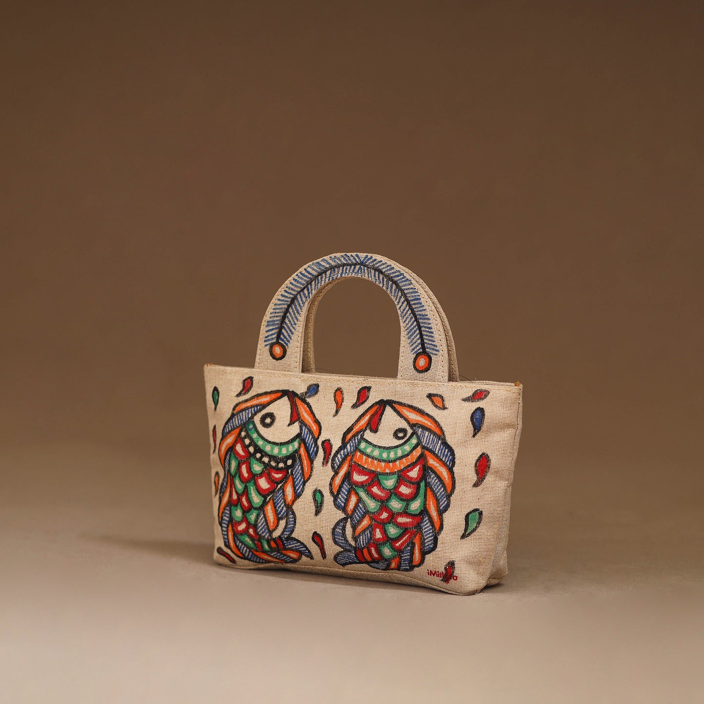 Handpainted Madhubani Handbag 05
