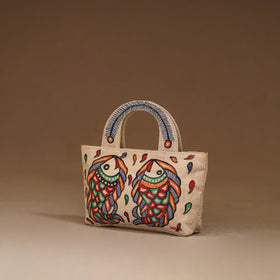 Handpainted Madhubani Handbag 05