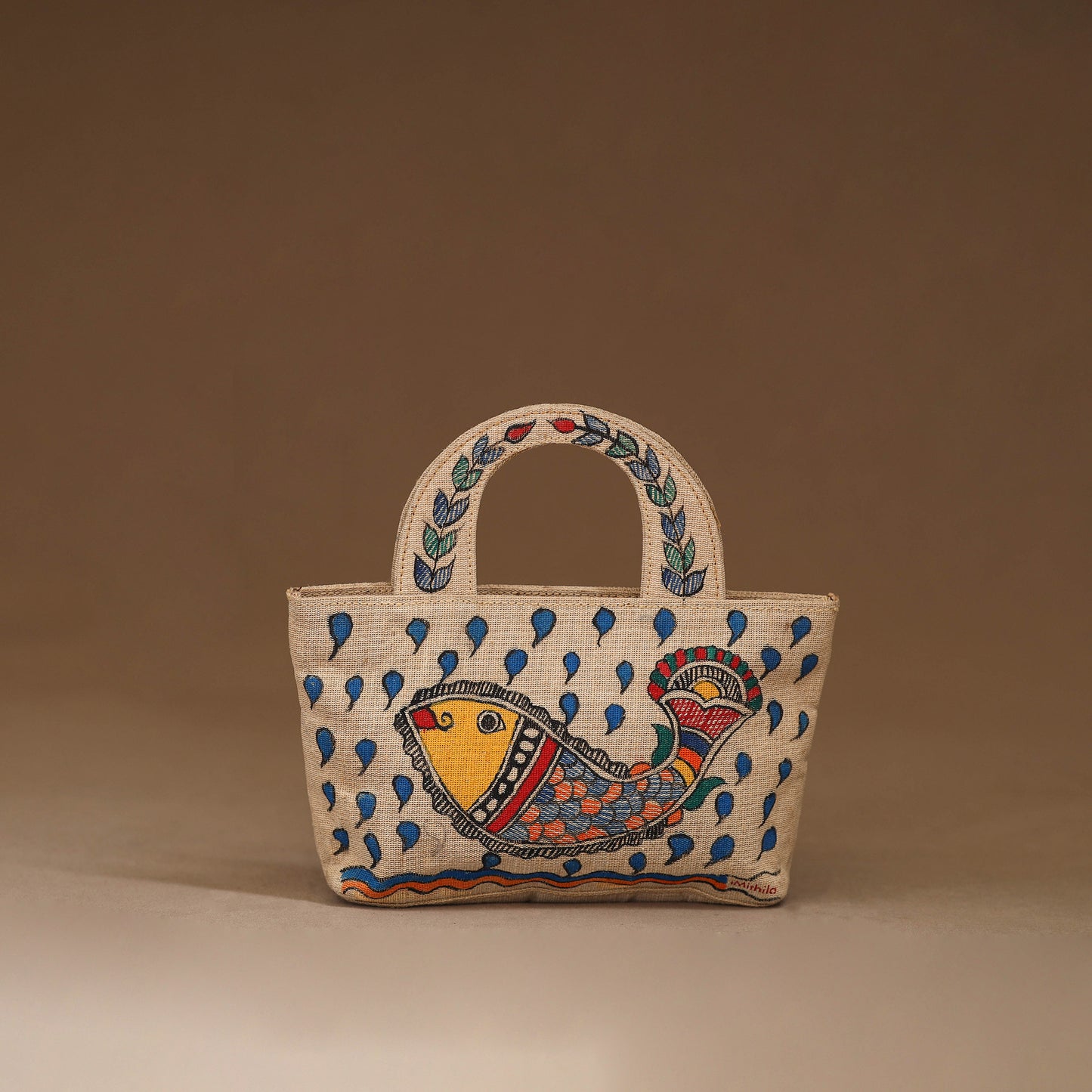 Handpainted Madhubani Handbag 06