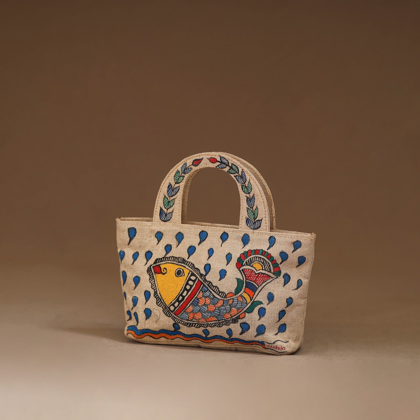 Handpainted Madhubani Handbag 06