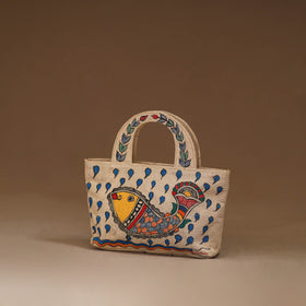 Handpainted Madhubani Handbag 06