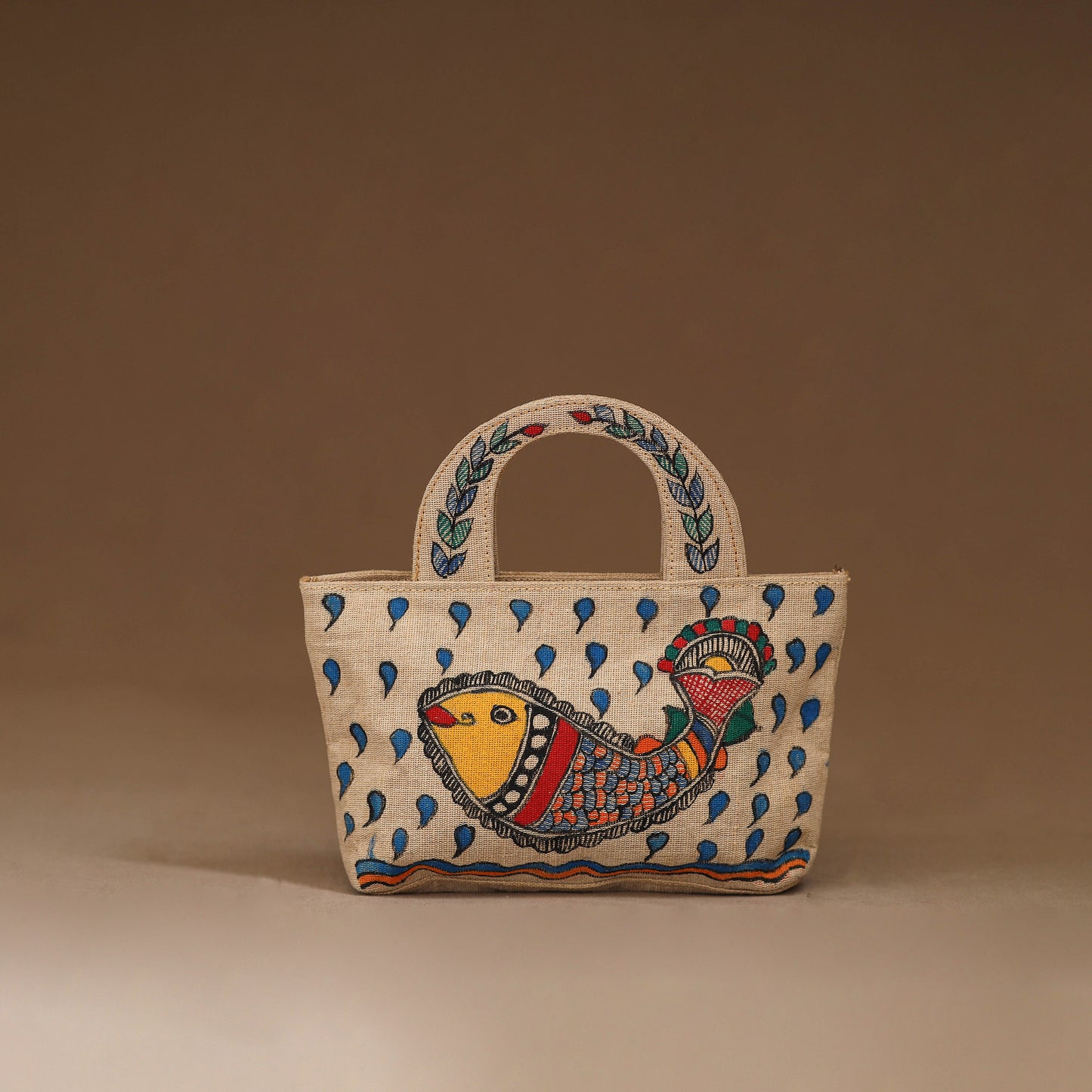 Handpainted Madhubani Handbag 06