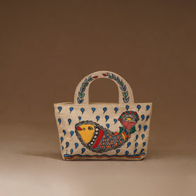 Handpainted Madhubani Handbag 06