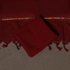 Jacquard Woven Pure Cotton 3pc Unstitched Dress Material Suit Set 102