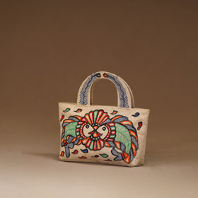 Handpainted Madhubani Handbag 07