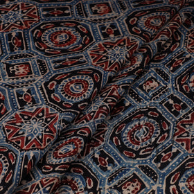 Multicolor - natural dyed hand modal silk fabric 06