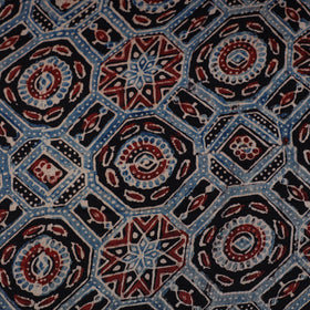 Multicolor - natural dyed hand modal silk fabric 06