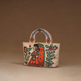 Handpainted Madhubani Handbag 08