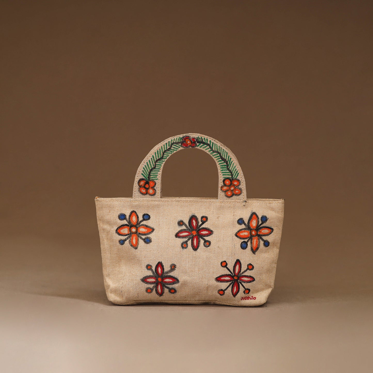 Handpainted Madhubani Handbag 08