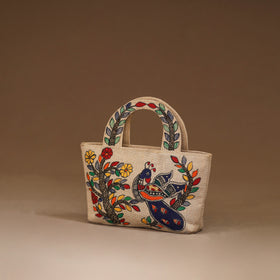 Handpainted Madhubani Handbag 09