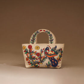 Handpainted Madhubani Handbag 09