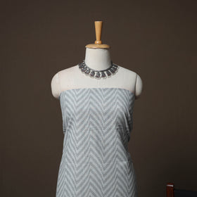 Jacquard Woven Pure Cotton 3pc Unstitched Dress Material Suit Set 108
