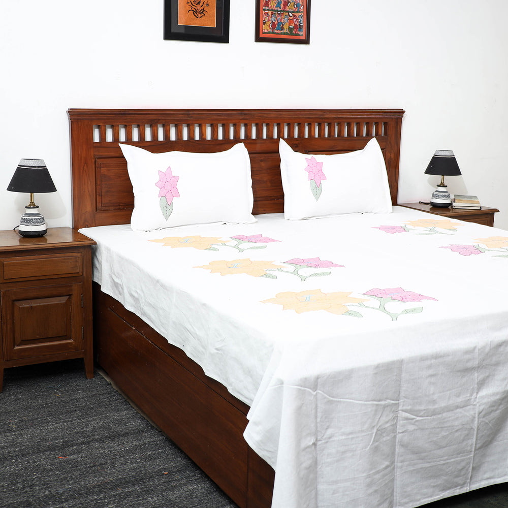 manipuri double bed cover set