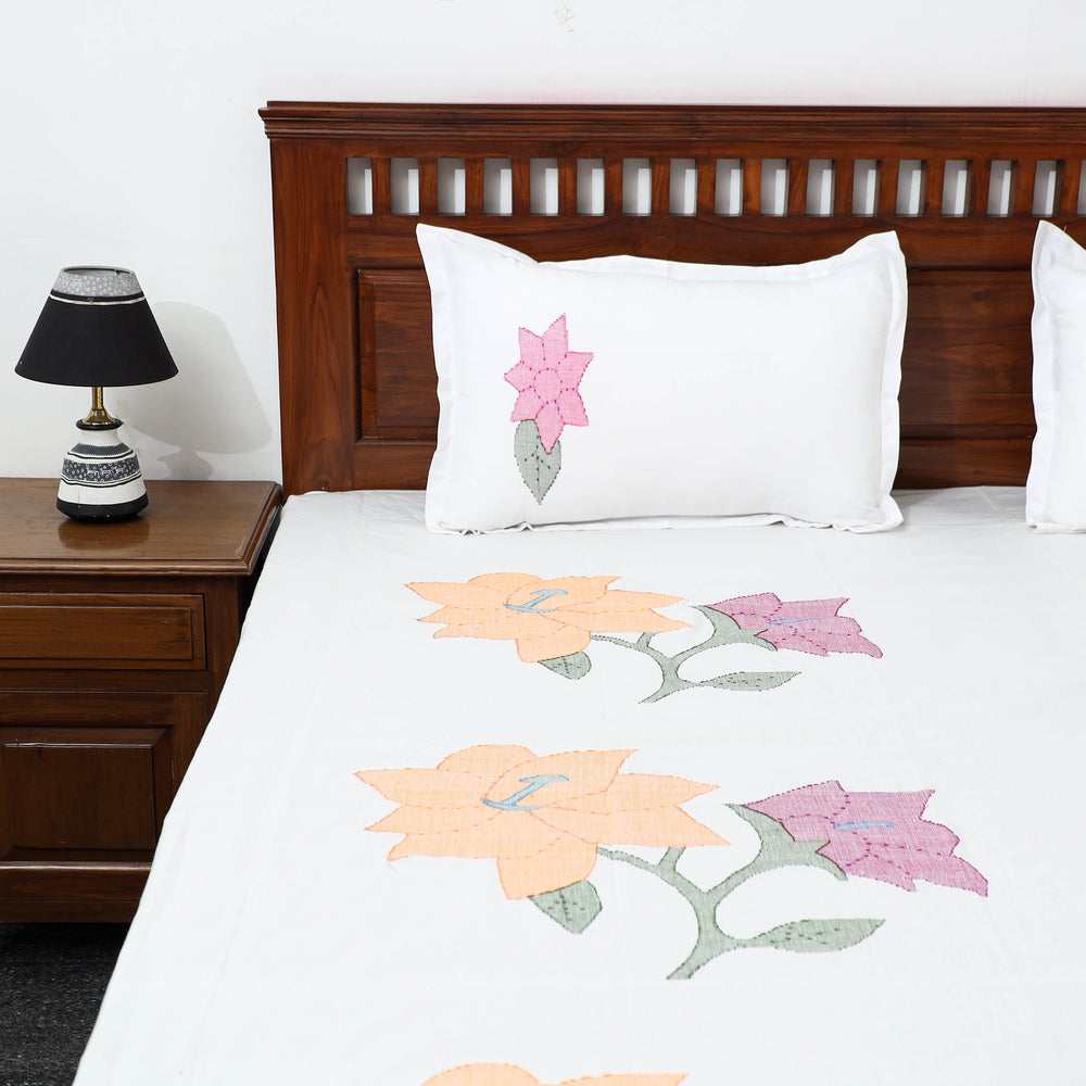 manipuri double bed cover set