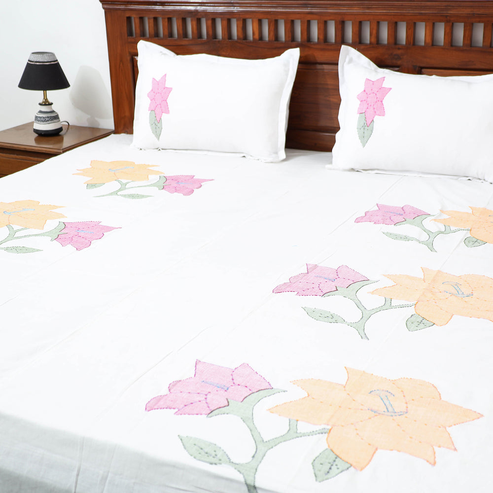 manipuri double bed cover set