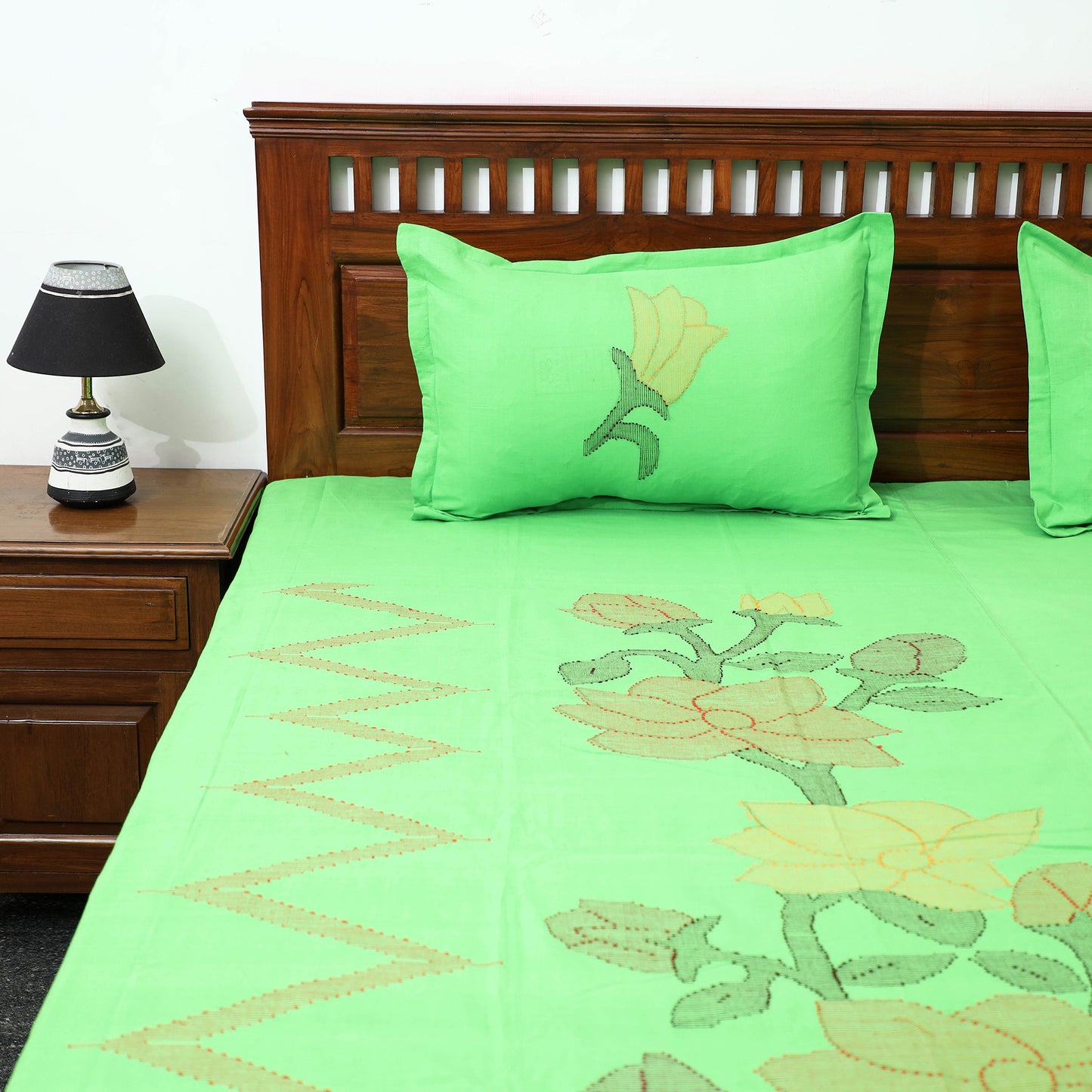 manipuri double bed cover set