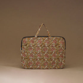 Handcrafted Quilted Laptop Bag (12 x 16 in) 02