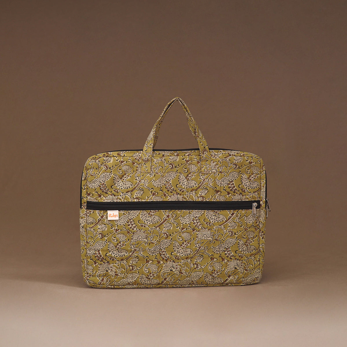 Handcrafted Quilted Laptop Bag (12 x 16 in) 06