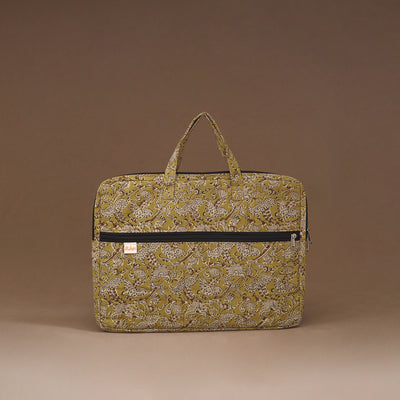 Handcrafted Quilted Laptop Bag (12 x 16 in) 06