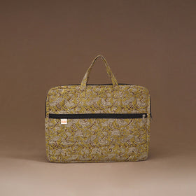 Handcrafted Quilted Laptop Bag (12 x 16 in) 06