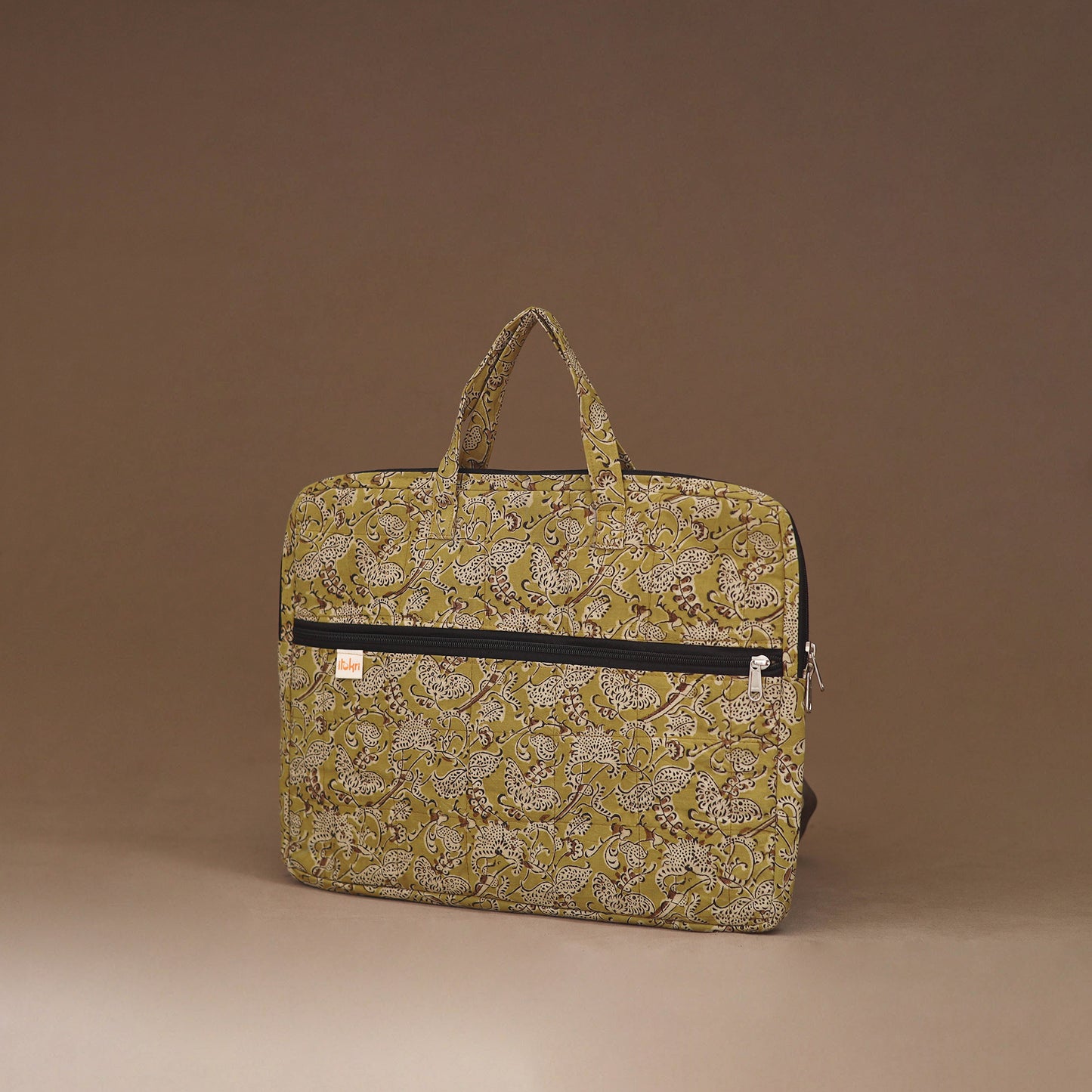 Handcrafted Quilted Laptop Bag (12 x 16 in) 06
